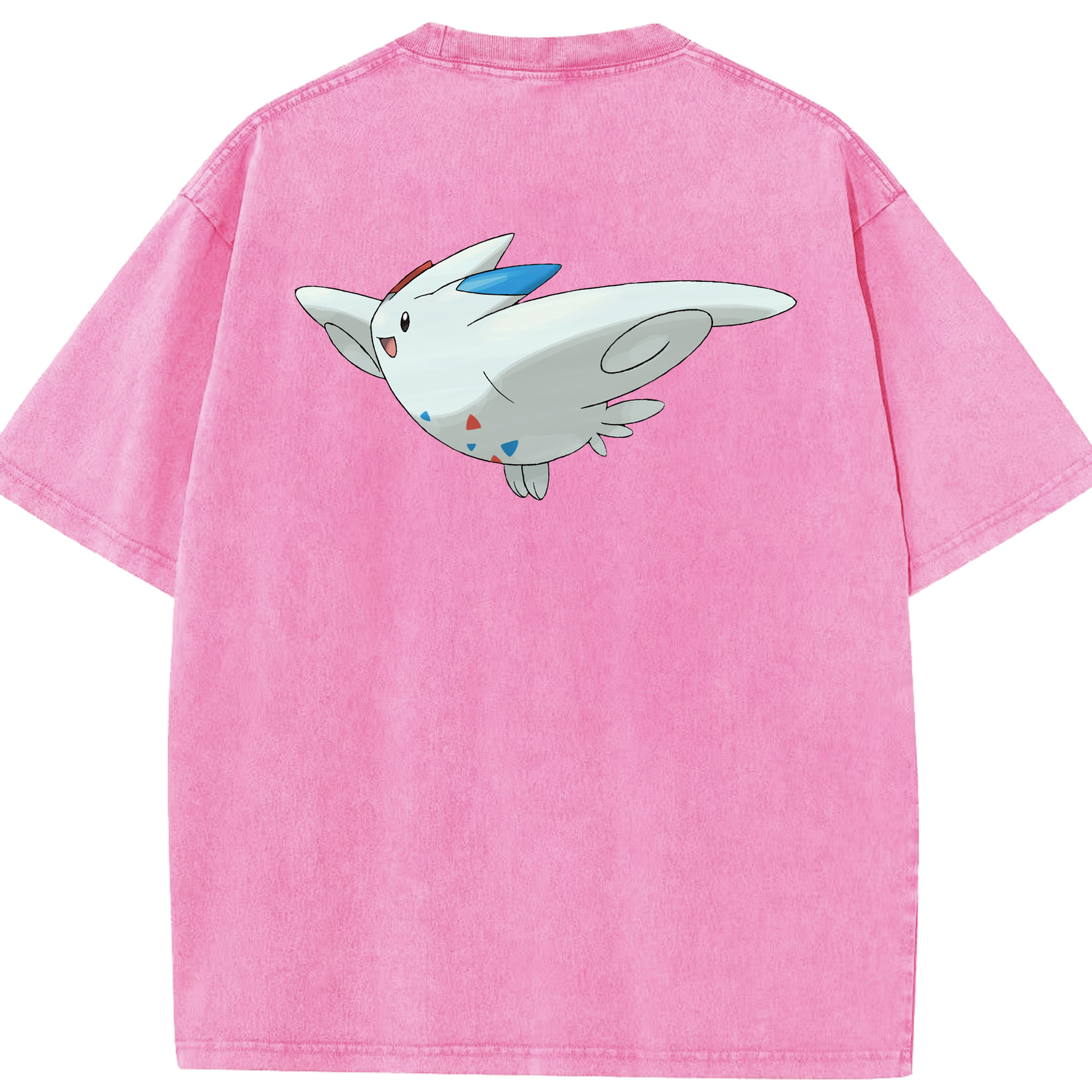 （画像用） ポケットモンスター Pokémon 綿100% ヴィンテージ風 半袖Tシャツ（背面プリント）